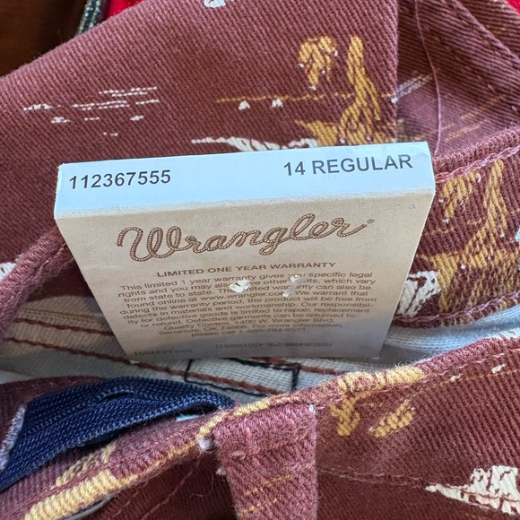 Wrangler Kids' Patterned Flare Jeans - Picture 6 of 11